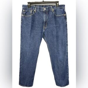 Levis 505 Jeans Men’s 38x32 Regular Straight Leg Denim 100% Cotton Medium Wash